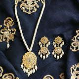 PS228 Neelam pendant set ( READY TO SHIP )