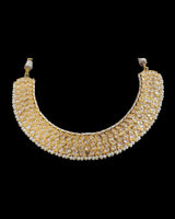 Sofia moissanite Polki necklace set ( READY TO SHIP )