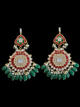 Subah long meenakari Rani haar with earrings ( READY TO SHIP )