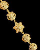 Jahanara freshwater pearl bracelet in gold plated silver ( READY TO SHIP )
