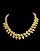 DNS504 Single line high quality kundan necklace (READY TO SHIP)