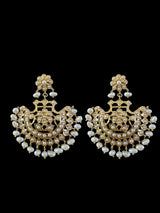 Saha chandbali tika in fresh water pearls ( READY TO SHIP )