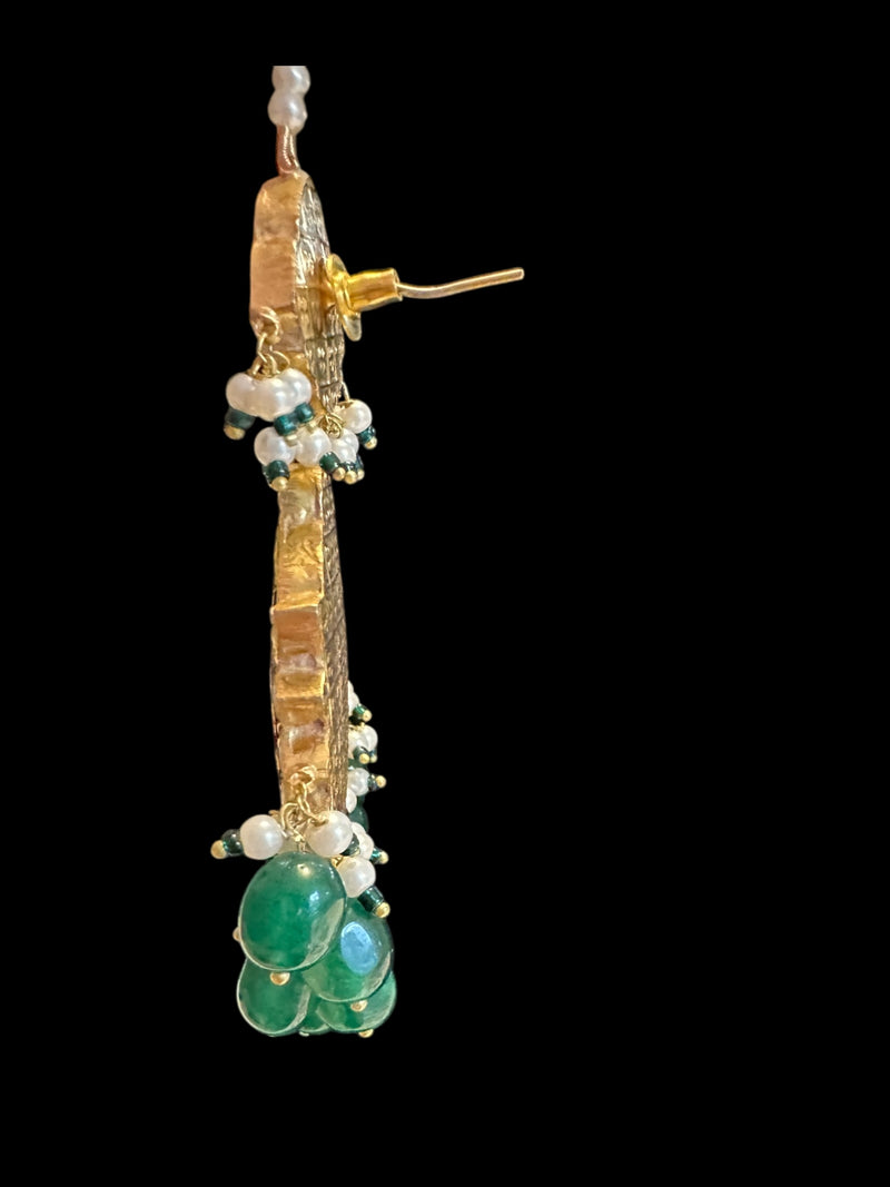 Subah long meenakari Rani haar with earrings ( READY TO SHIP )