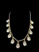 DNS152 siya necklace earrings in Polki ( READY TO SHIP )