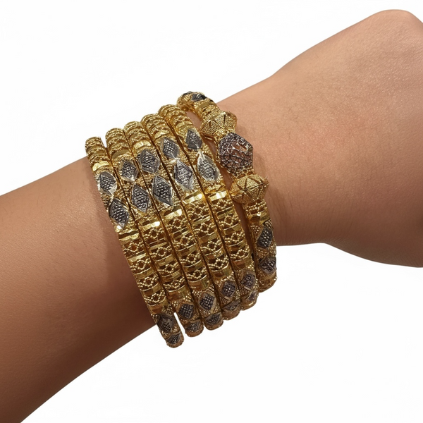 B820 Gold plated bangles ( READY TO SHIP )