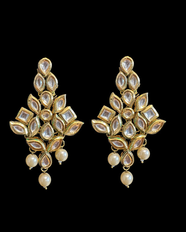 DER909 Shayana kundan earrings ( READY TO SHIP )