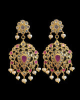 LN32 Kashf hyderabadi Rani haar in fresh water pearls ( READY TO SHIP )