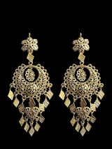 DER717 Inas gold plated chandbali ( READY TO SHIP )