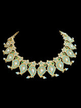 DNS166 Turquoise Mango necklace with earrings ( READY TO SHIP )