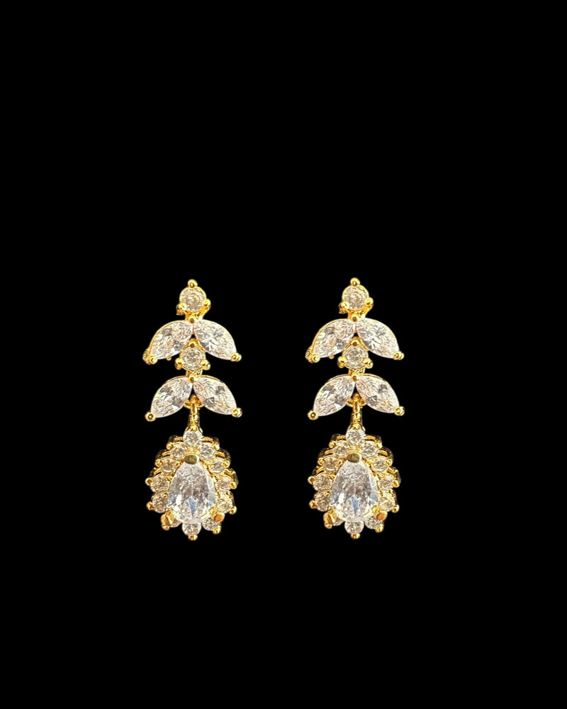 Tear drop CZ earrings ( READY TO SHIP