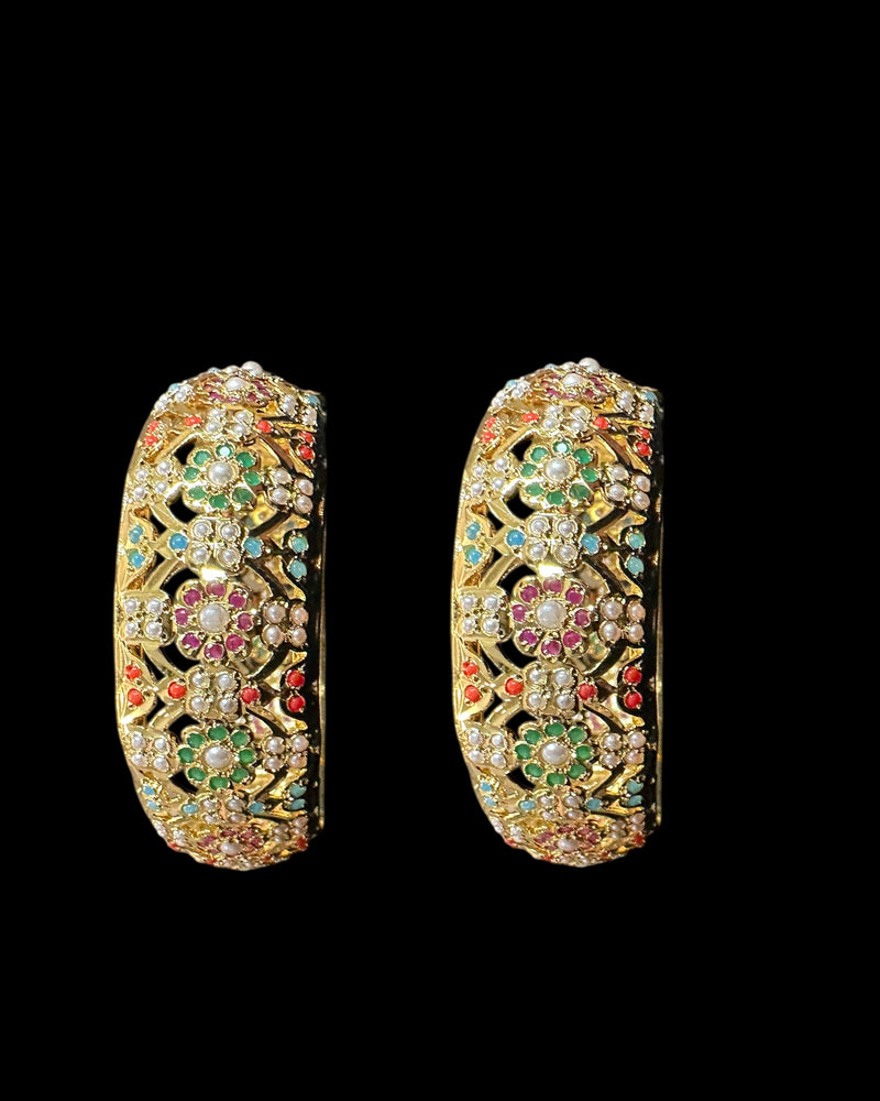 B305A Navratan Shibra Bangles ( READY TO SHIP  )