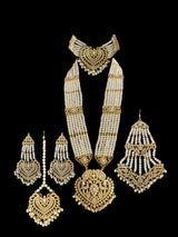 Insha pearl jadau bridal set in shell pearls ( READY  TO SHIP)