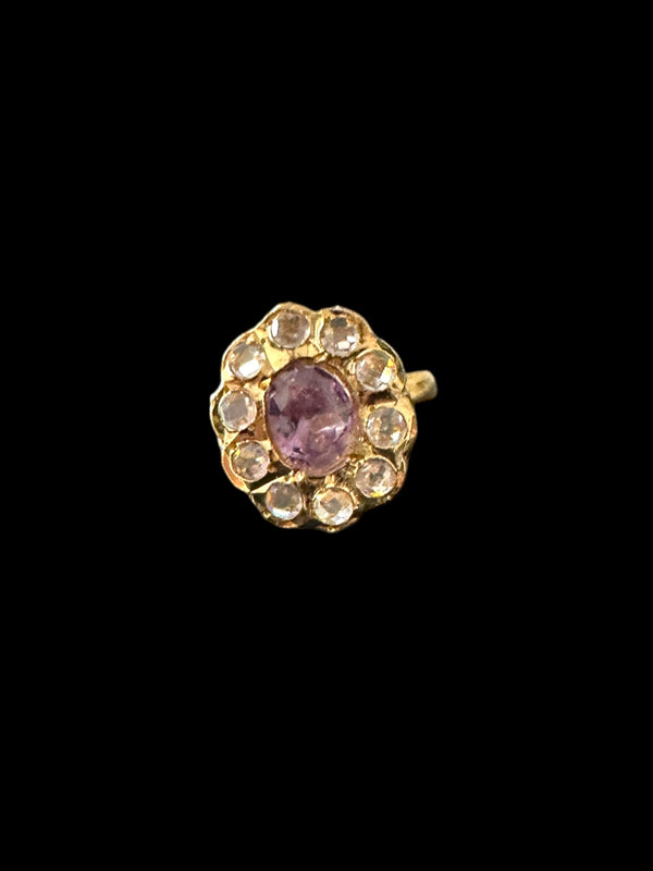 DJR125 RIZA Hyderabadi ring - Purple/amethyst ( READY TO SHIP )