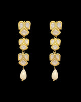 DLN142 Gold-Plated Kundan Mala Set – High-Quality CZ Stones | Single Line Elegance ( READY TO SHIP )