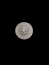 DJR130  Cz silver plated  ring ( READY TO SHIP)