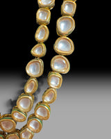 DNS501 Nikita two layered kundan necklace (READY TO SHIP )