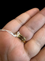 Ruby Emerald Freshwater Pearl Adjustable Ring – Gold-Plated 92.5 Silver ( SHIPS IN 5 WEEKS )