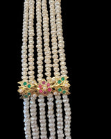 Hareem Ruby emerald fresh water pearl rani haar ( SHIPS IN 4 WEEKS  )