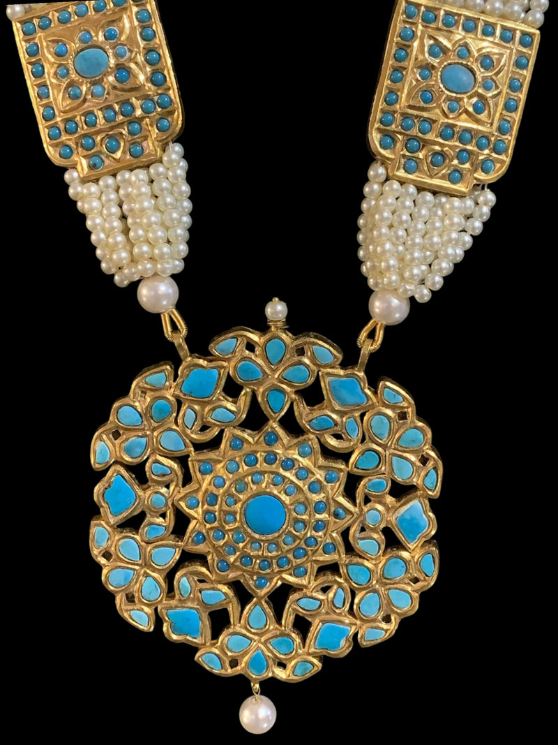 Anuja feroza long necklace , rani haar( SHIPS IN 4 WEEKS )