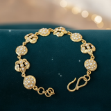 Gold-Plated Silver Freshwater Pearl Bracelet ( SHIPS IN 5 WEEKS )