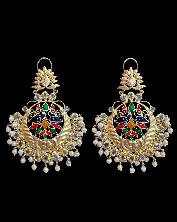 Polki earrings - multicolor ( READY TO SHIP )