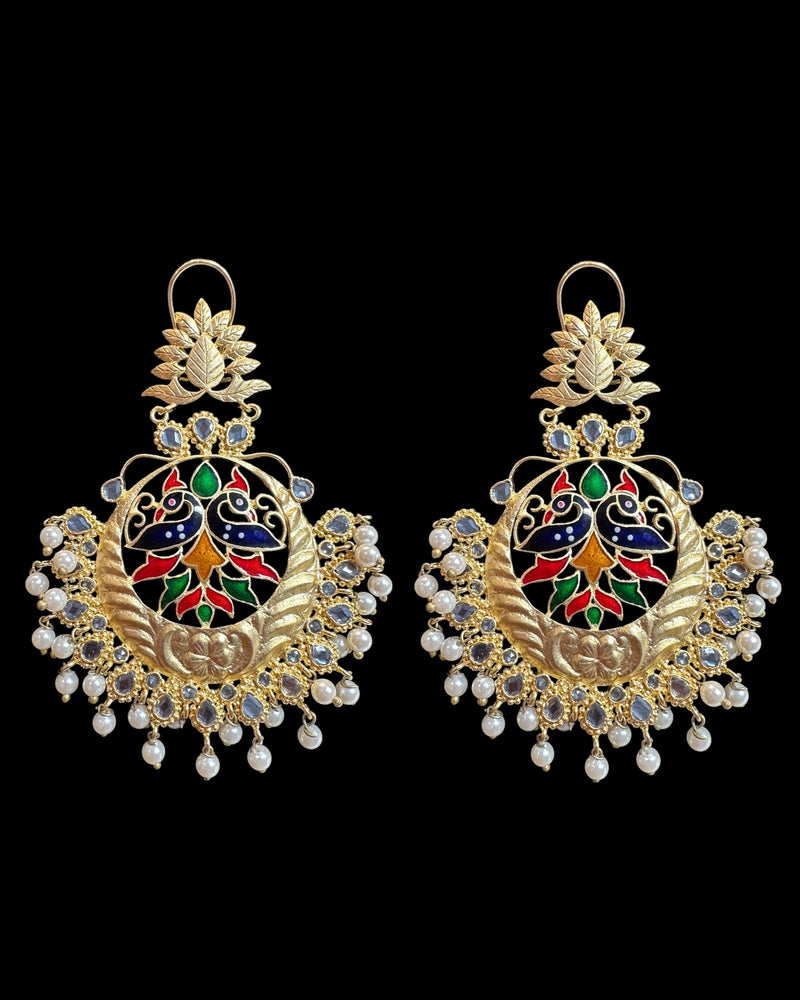 Polki earrings - multicolor ( READY TO SHIP )