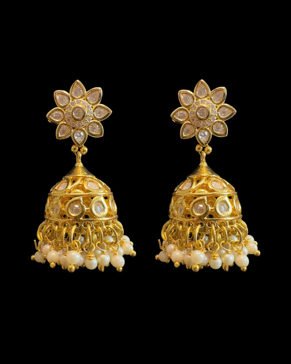 Polki jhumka earrings ( READY TO SHIP )