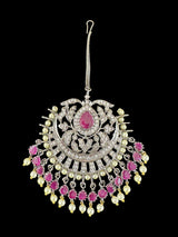 ERTK202 Victorian earrings tika - ruby ( READY TO SHIP )