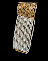Jadau bahi / bracelet in pearls   ( READY TO SHIP )