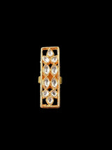 DJR120 Kundan statement ring ( READY TO SHIP )