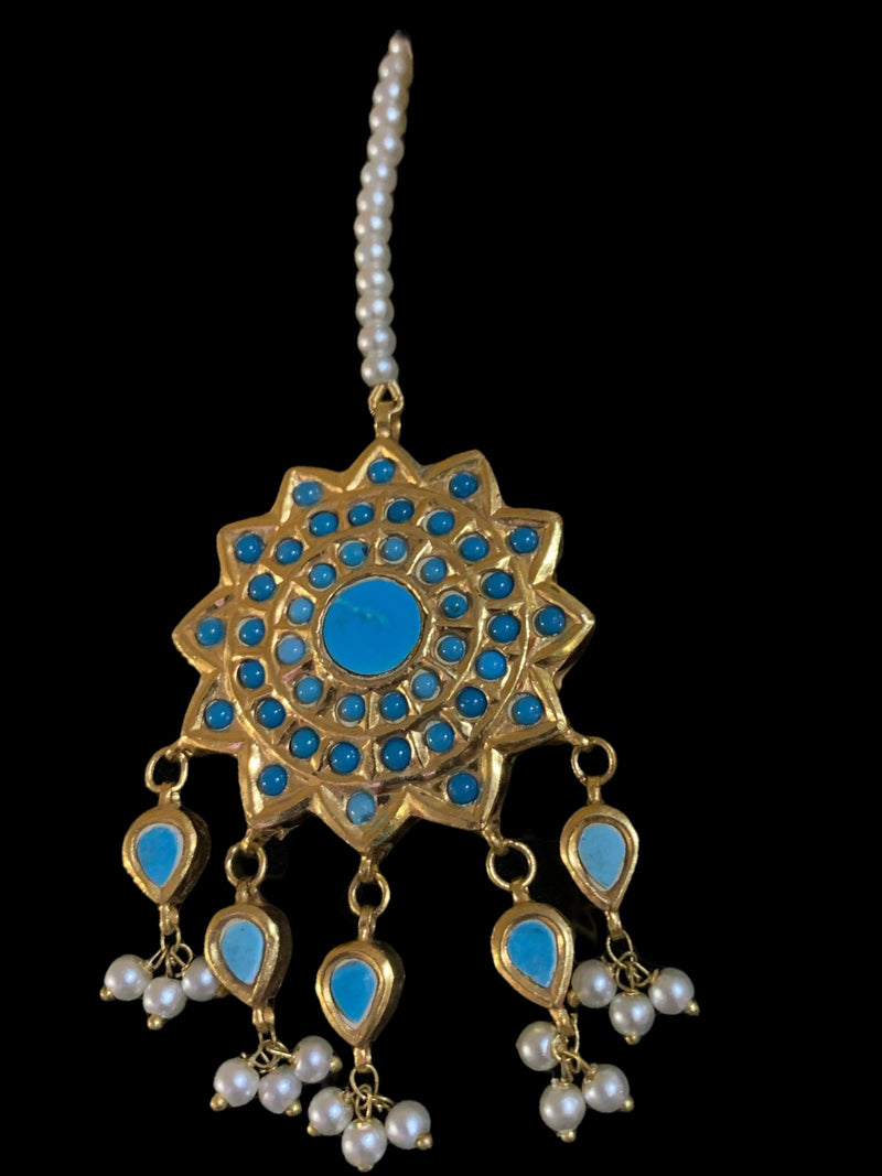 Anuja feroza long necklace , rani haar( SHIPS IN 4 WEEKS )