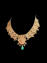 DNS59 Gold plated necklace with earrings ( READY TO SHIP )