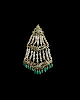 BR497G INSIA BRIDAL SET IN Emeralds  ( SHIPS IN 5 WEEKS )