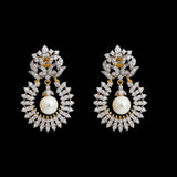DER910 Chandbali Earrings – 4 Color Options | Lightweight & Elegant ( READY TO SHIP )
