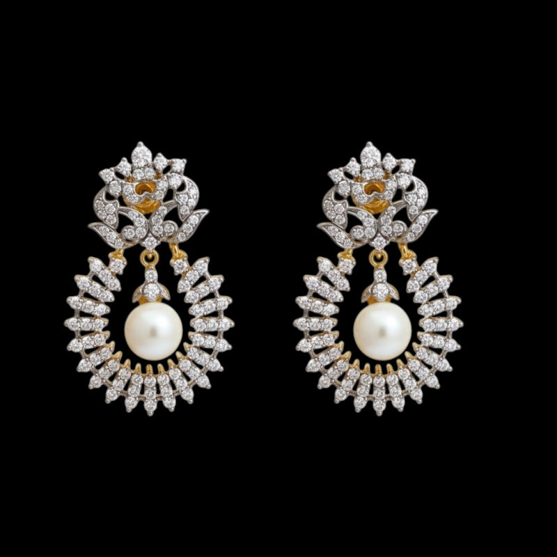 DER910 Chandbali Earrings – 4 Color Options | Lightweight & Elegant ( READY TO SHIP )