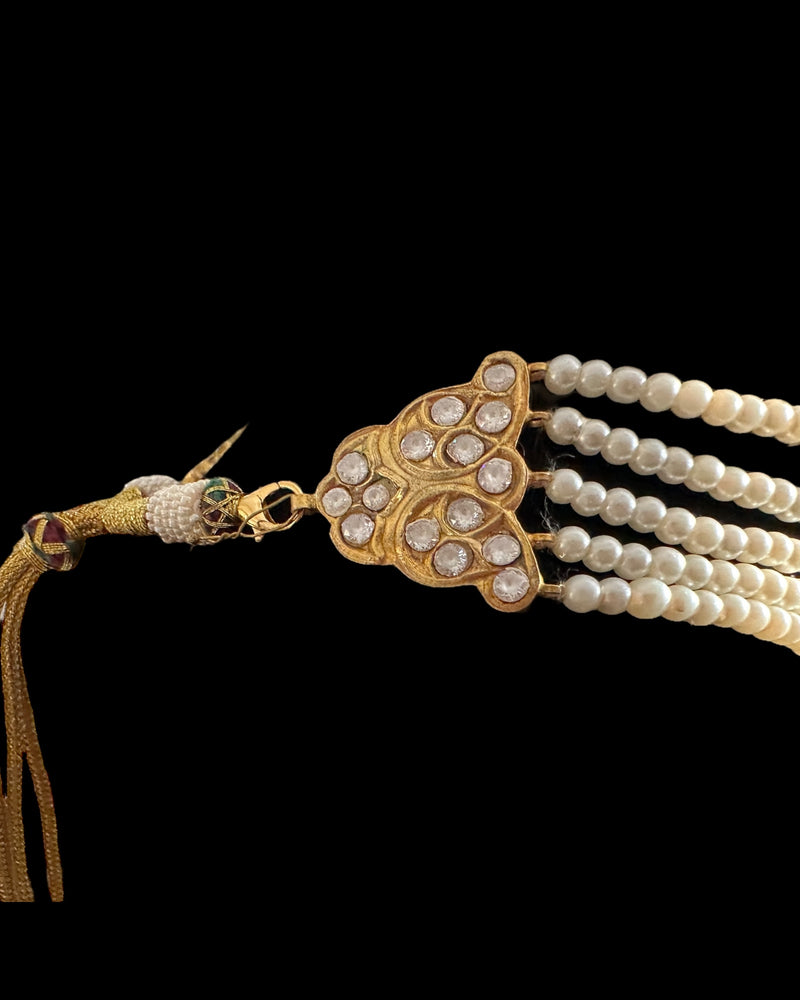 C579 Gold-Plated Kundan Choker with Jhumka Earrings ( READY TO SHIP )