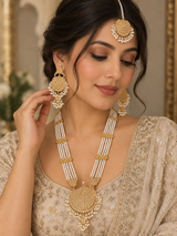LN501 kundan Rani haar set ( READY TO SHIP )
