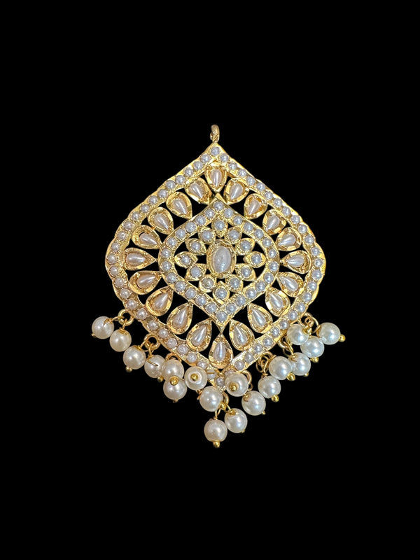 Jadau pendant earrings - Pearls ( READY TO SHIP )