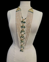 BR497G INSIA BRIDAL SET IN Emeralds  ( SHIPS IN 5 WEEKS )