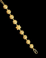 Jahanara freshwater pearl bracelet in gold plated silver ( READY TO SHIP )