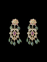 DER596 zaina earrings in real beads ( READY TO SHIP )