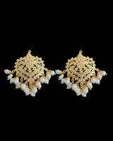 Mehwish jadau studs in pearls  ( READY TO SHIP )