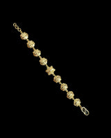 Jahanara freshwater pearl bracelet in gold plated silver ( READY TO SHIP )