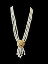 DLN106 SAVAIRA freshwater pearl necklace with earrings ( READY TO SHIP)