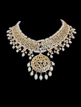 BR318 Neema bridal set in fresh water pearls ( READY TO SHIP )