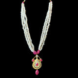 PS303 Jugni in fresh water  pearls and rubies  ( READY TO SHIP)