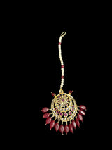 DJTK337  Isra tika in ruby beads ( READY TO SHIP )