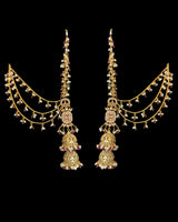 Shiza bridal set in ruby pearl ( READY TO SHIP )