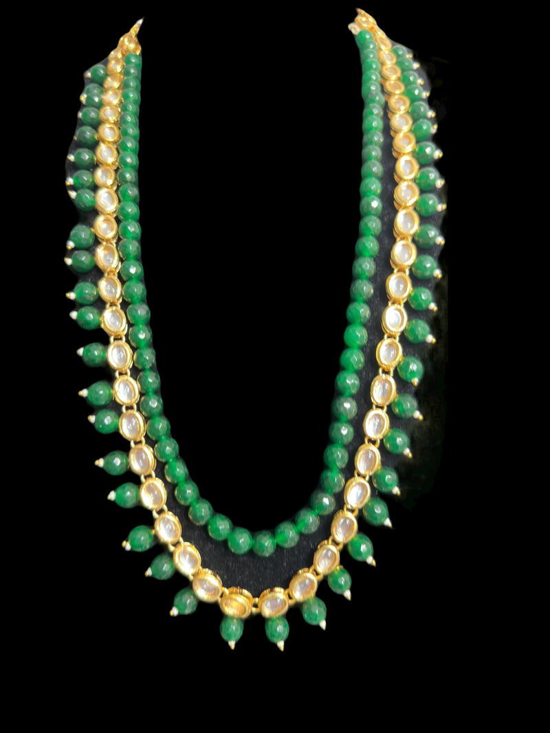 Yukta necklace - green  ( READY TO SHIP )