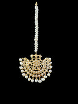 Saha chandbali tika in fresh water pearls ( READY TO SHIP )